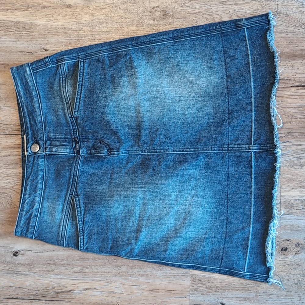 Closed Dark Blue Denim A-Line Skirt